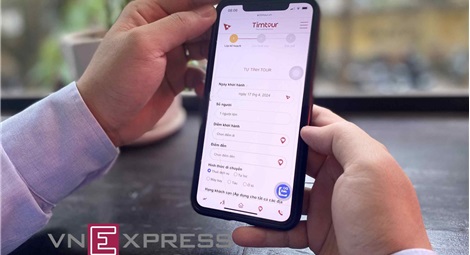 Báo Vnexpress - Timtour phát triển ứng dụng Tự Tính Tour